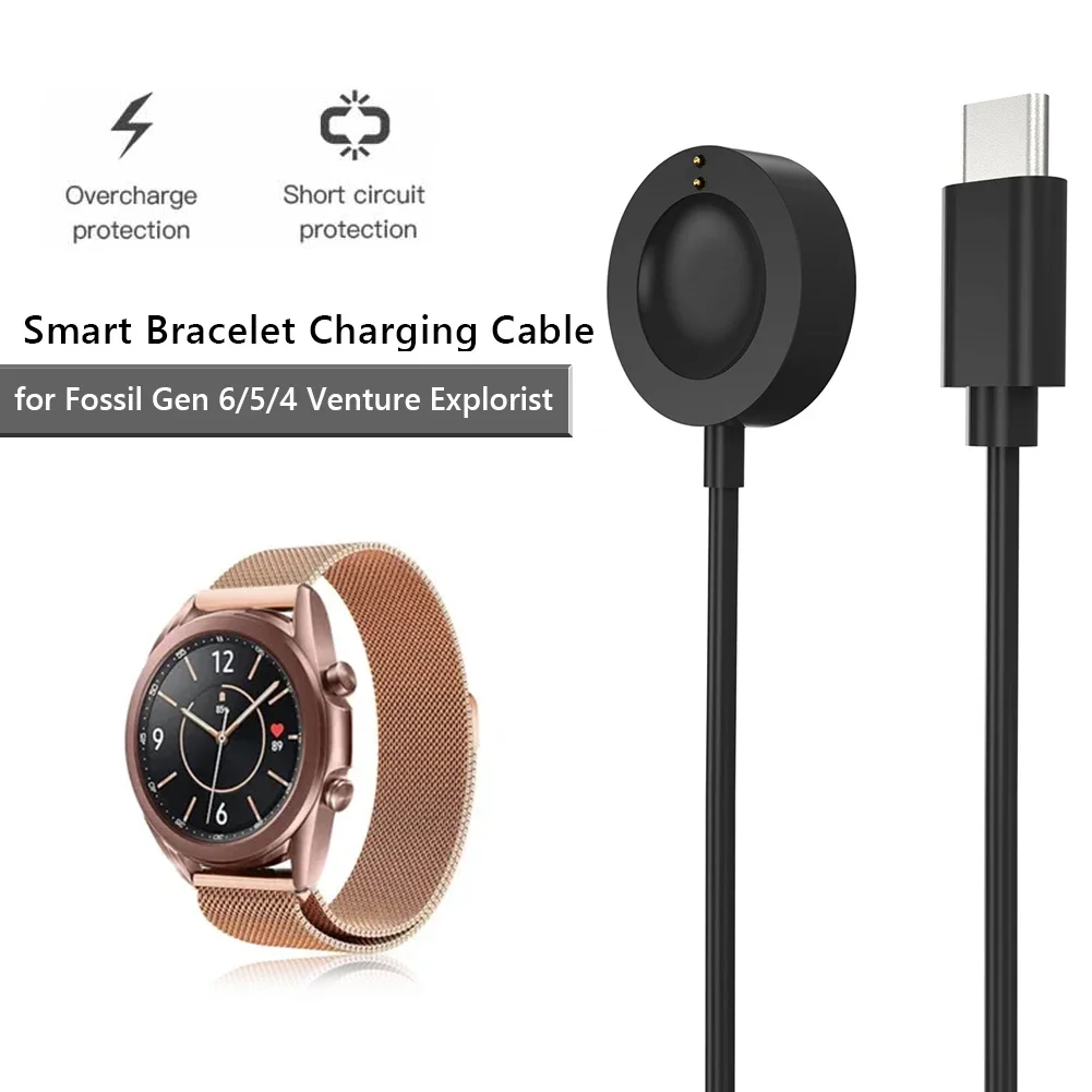Fossil Watches Smartwatch Gen 6 - 1 メートル USB タイプ C 磁気高速充電充電器ドック化石世代