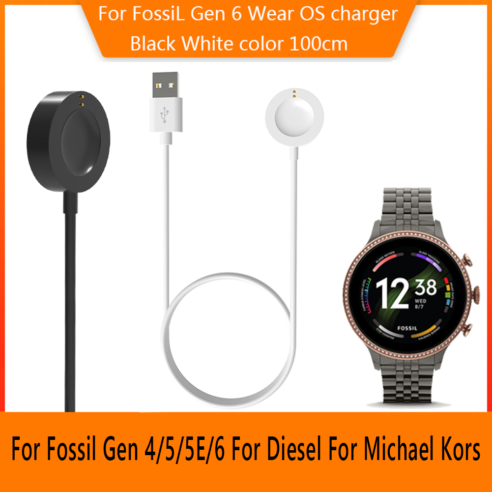 Fossil Watches Smartwatch Gen 6 - スマートウォッチ充電ケーブル Fossil Gen6/Gen5/Gen4/Venture/Explorer/Diesel Sport Watch用 マグネット式充電器