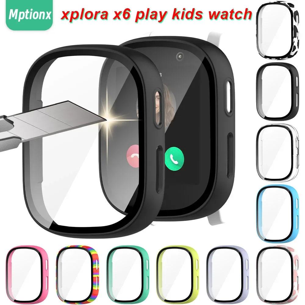 Smartwatch Watches For Kids - Xploar-子供のためのx6プレイスマートウォッチスクリーン,完全な保護アクセサリー,xplora x5 playの完全な保護