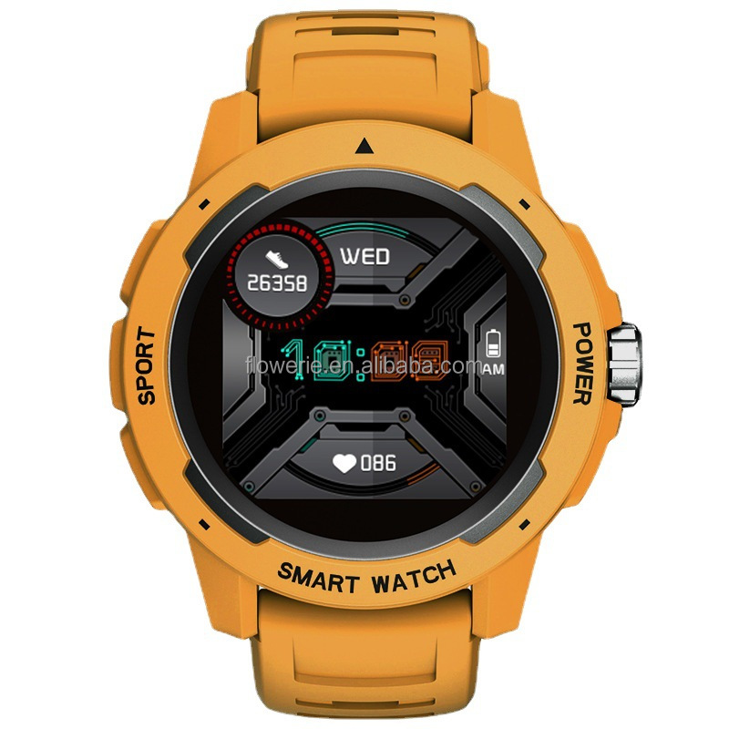 Waterproof Diving Watch - 50m防水IP68タクティカルスポーツスマートウォッチ、アウトドアランニングダイビングeスポーツアドベンチャーフィットネス腕時計