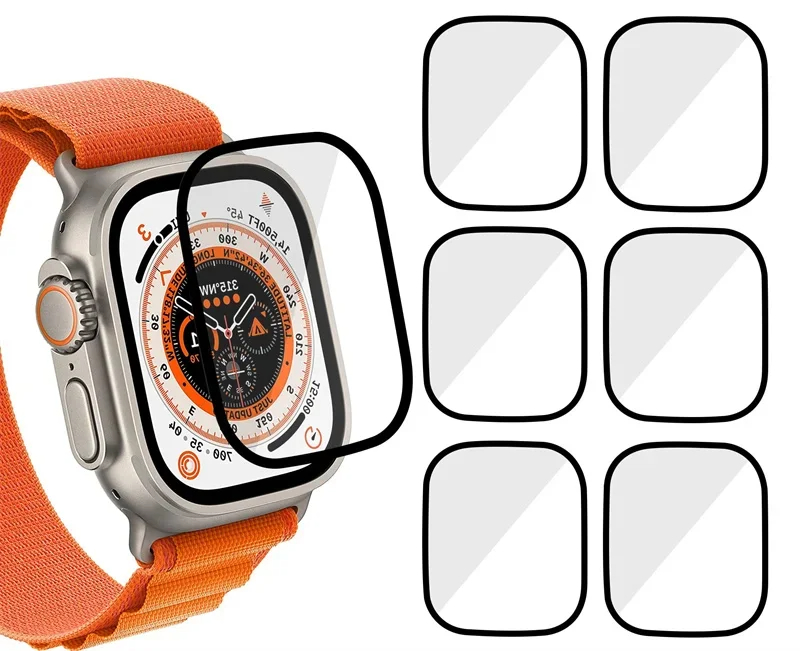 Apple Watch Band - スクリーンプロテクター 3D強化ガラスフィルム Apple Watch9 8 7