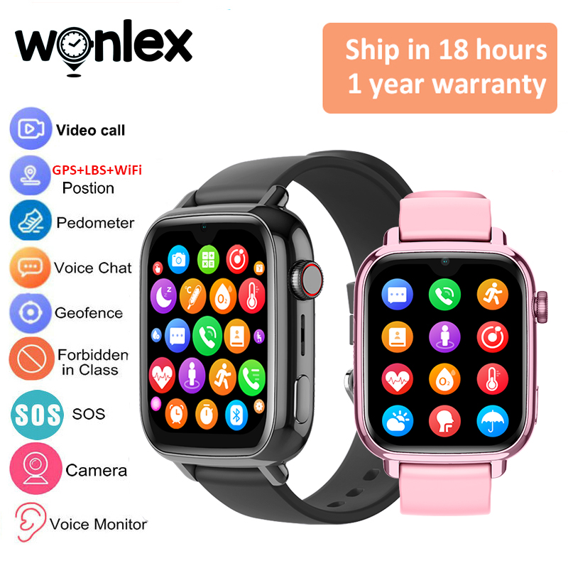 Smartwatch Watches For Kids - Wonlex KT34 子供用スマートウォッチ 4G WiFi ビデオ通話キッズウォッチ