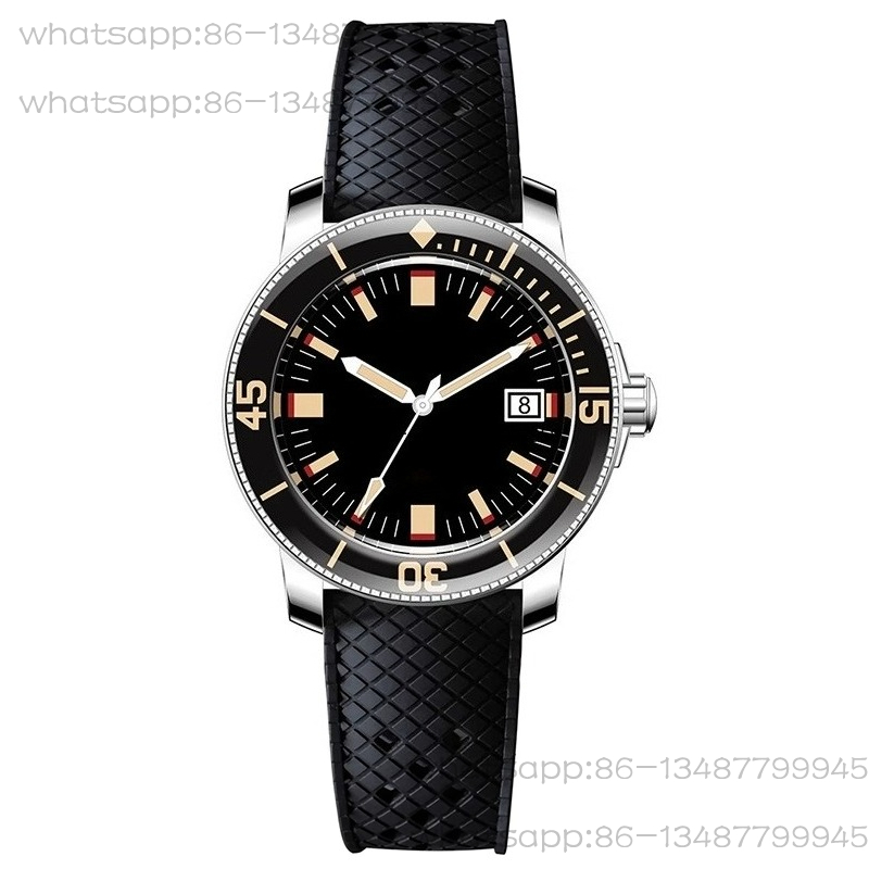 Waterproof Diving Watch - 自動巻き機械式時計 サファイアバブルミラー 防水 バラクーダ レトロダイビングウォッチ