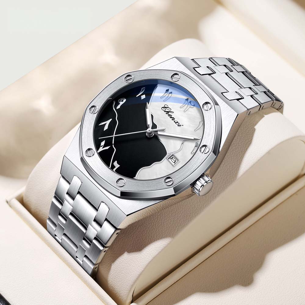 Smartwatch Watches Gift For Men - CHENXI メンズ腕時計 アラビア数字文字盤 スタイリッシュ 防水 クォーツ腕時計