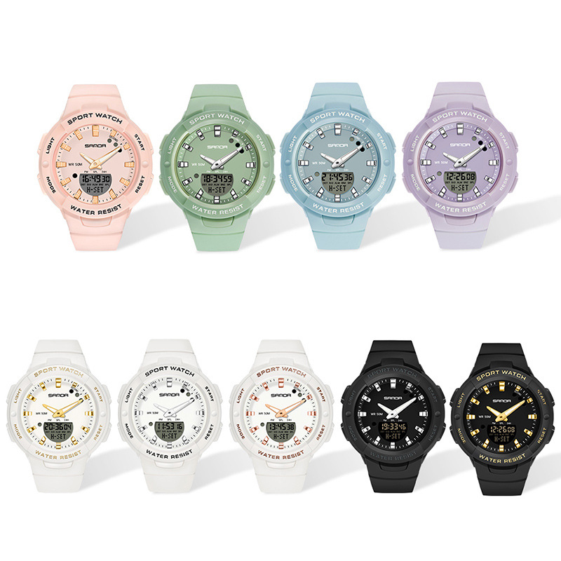 SAN DA ブランドの腕時計女性ファッションアウトドアスポ - Waterproof Diving Watch のレビューと価格