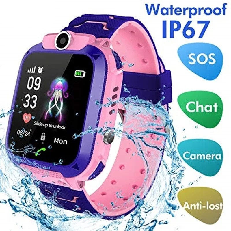 2 グラムキッズスマートウォッチ SOS コール LBS 位 - Smartwatch Watches For Kids のレビューと価格