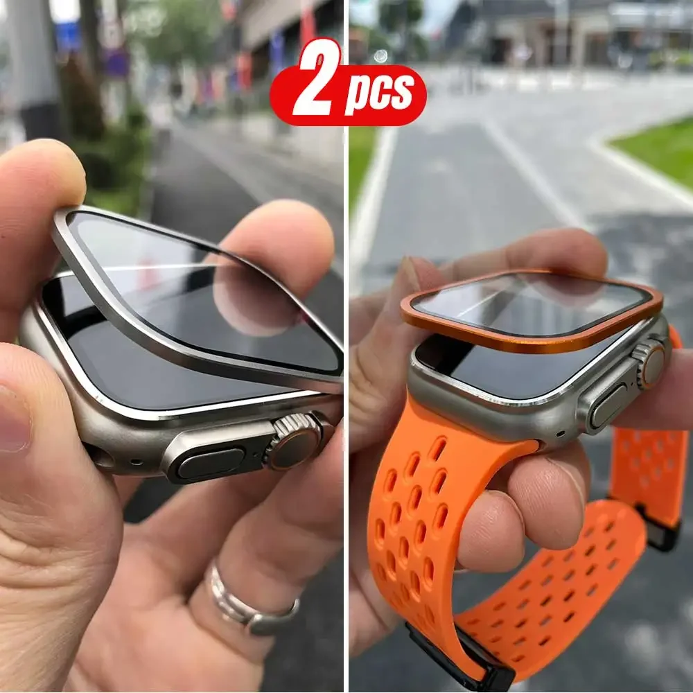 2 個チタン金属フレーム Apple Watch Ultra - Smartwatch Watches Gift For Men のレビューと価格