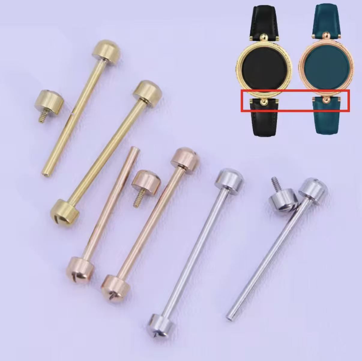 革製時計バンド用ネジ式時計棒、スプリングバー、ネジ込み式時計 - Watch Tool Repair Kit のレビューと価格