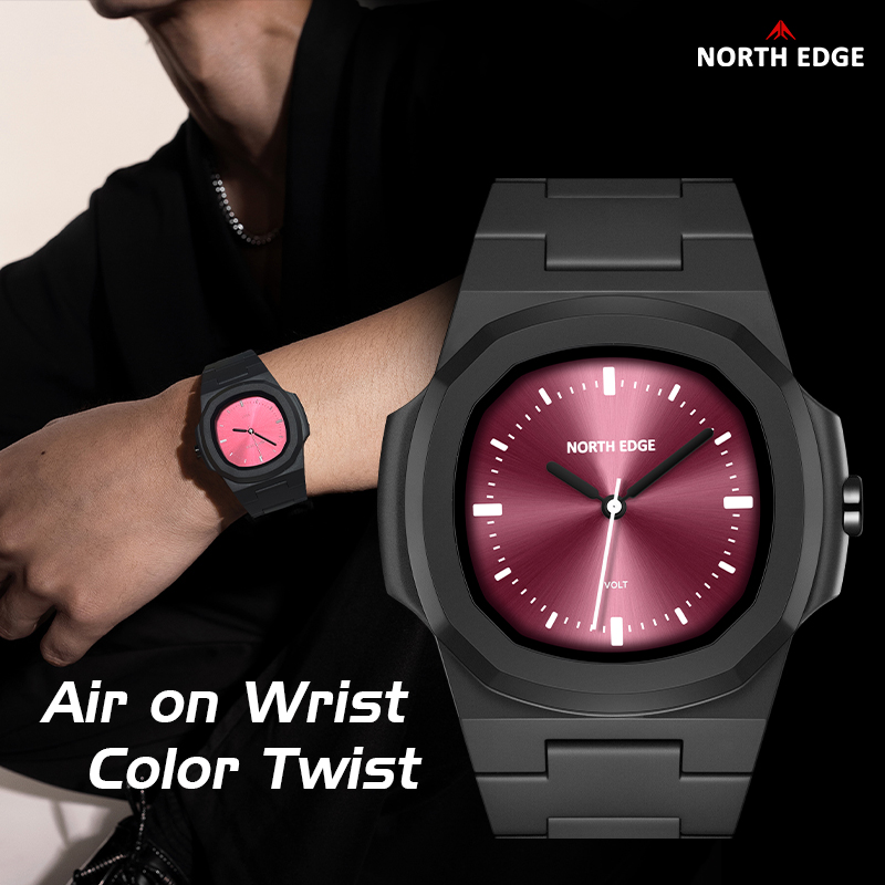 NORTH EDGE メンズ腕時計 新型VOLTクォーツ腕時 - Waterproof Diving Watch のレビューと価格