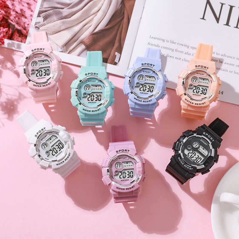 ファッションキッズ腕時計発光防水スポーツデジタル腕時計目覚ま - Smartwatch Watches For Children のレビューと価格