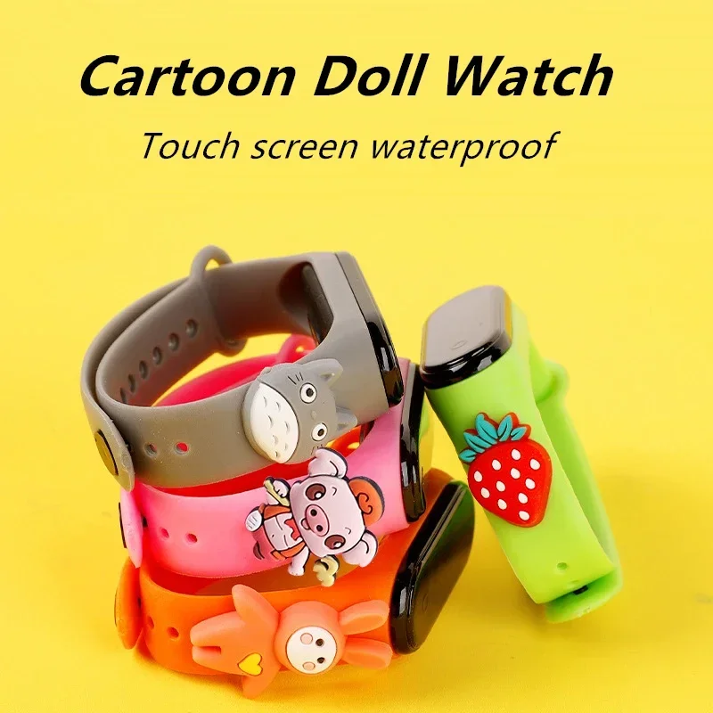 防水子供スマートタッチ Led 腕時計漫画小動物少年少女 L - Smartwatch Watches For Kids のレビューと価格