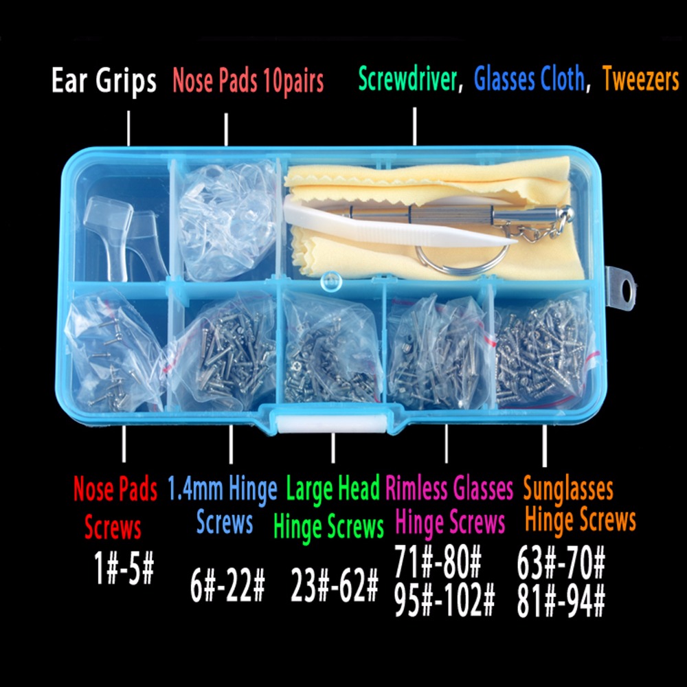 500 眼鏡修理キットツールセットサングラスねじマイクロ鼻パ - Watch Tool Repair Kit のレビューと価格