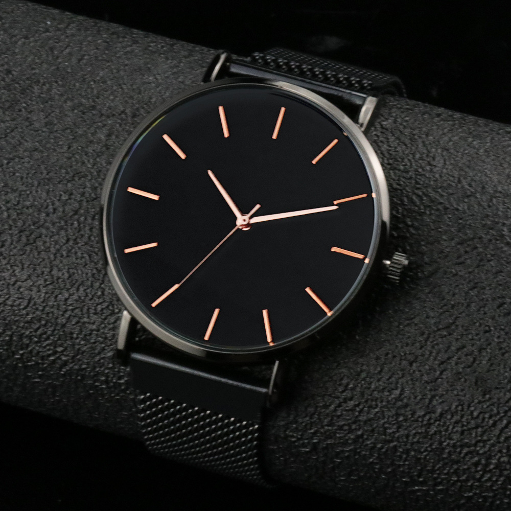 トップブランドの女性の腕時計高級メタルメッシュシンプルなクォ - Minimalist Thin Watch のレビューと価格