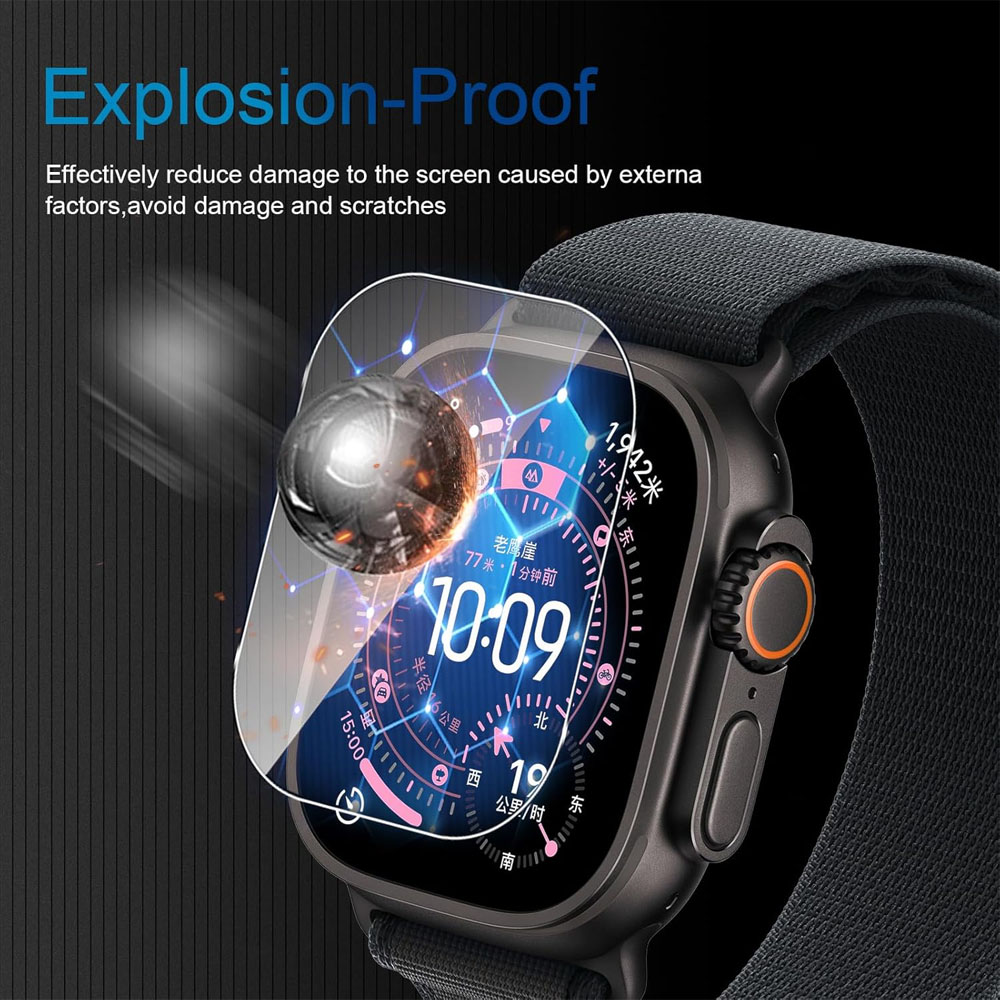 Apple Watch Ultra 3 49mm用強化ガラス - Apple Watch Band のレビューと価格