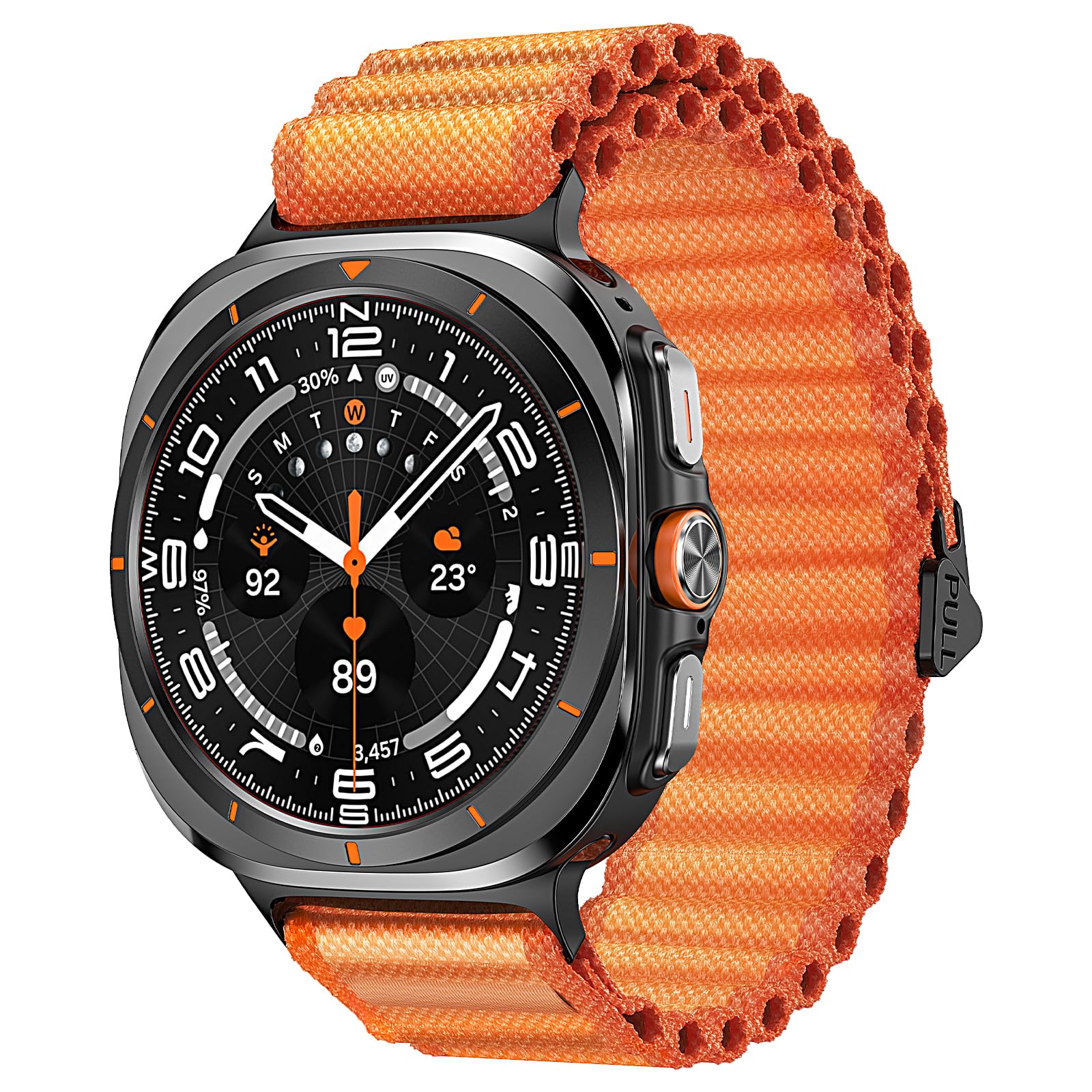 スポーツトレイルバンドサムスンギャラクシーウォッチ 7 ウル - Smartwatch Watches Gift For Men のレビューと価格