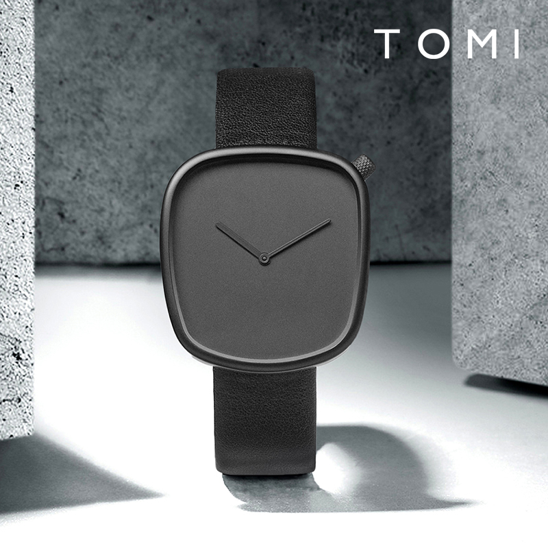 TOMI 腕時計ミニマリストメンズスクエアファッション超薄型 - Minimalist Thin Watch のレビューと価格
