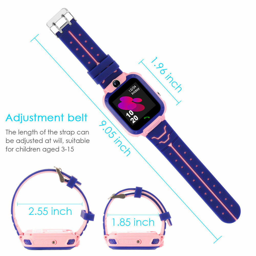 子供向けのコネクテッドウォッチq12,防水,2g,sos,通 - Smartwatch Watches For Kid Girl のレビューと価格