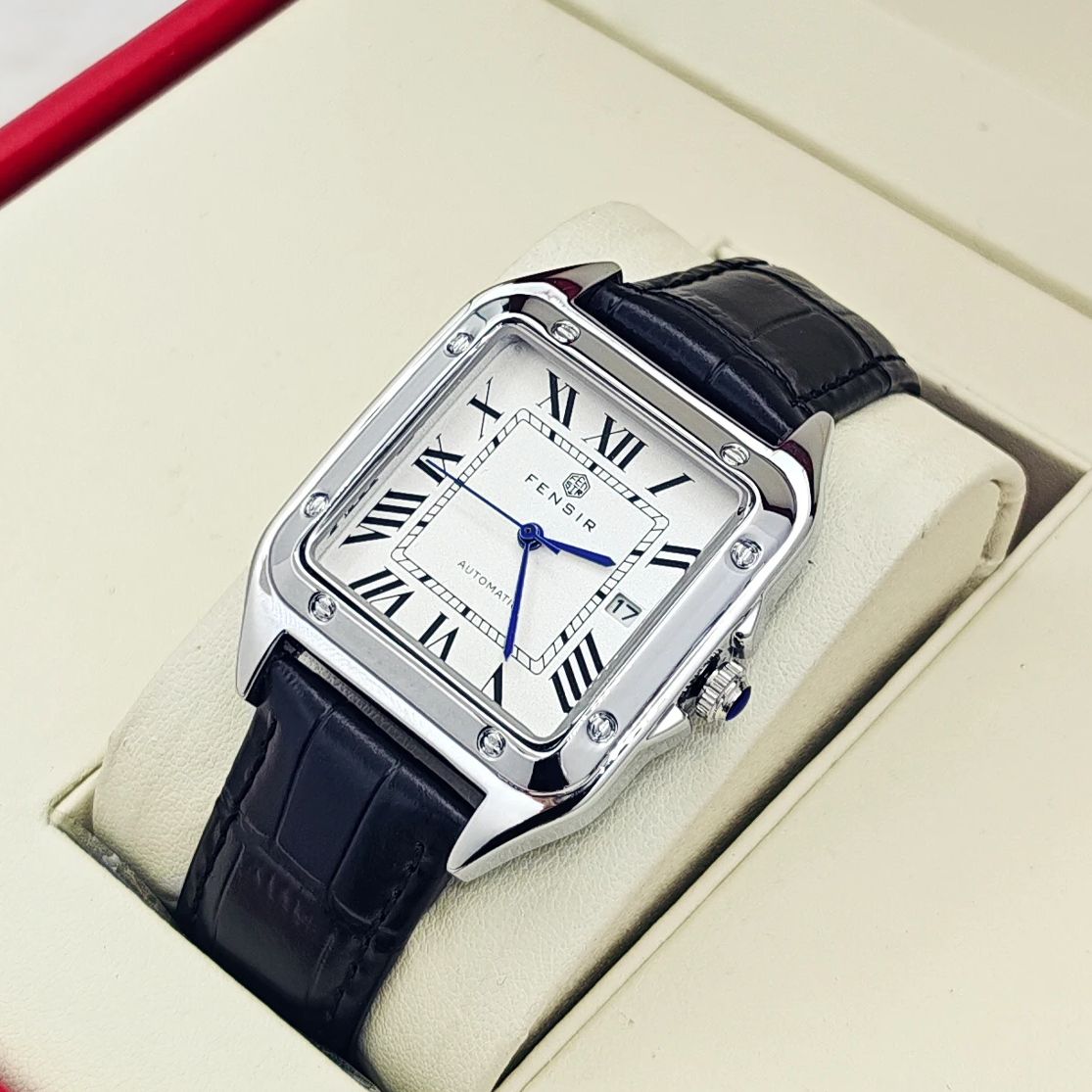 新しい高級ビジネスカジュアルメンズクォーツ時計、スクエアダイ - Smartwatch Watches Brand Name のレビューと価格