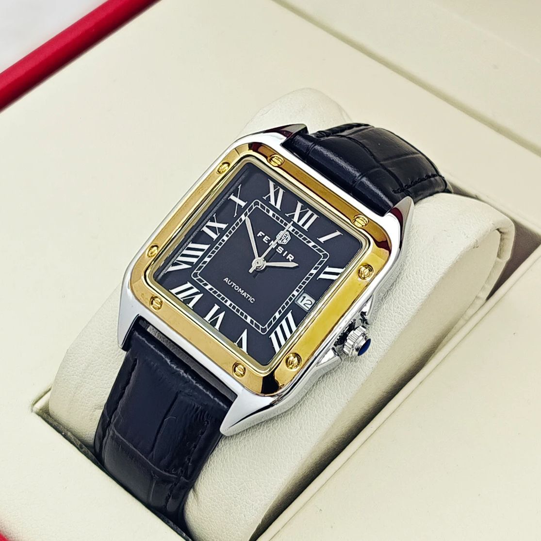 新しい高級ビジネスカジュアルメンズクォーツ時計、スクエアダイ - Smartwatch Watches Brand Name のレビューと価格