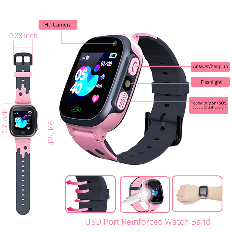キッズスマートウォッチ 防水スマートウォッチ 子供用 男の子 - Smartwatch Watches For Kid Girl のレビューと価格