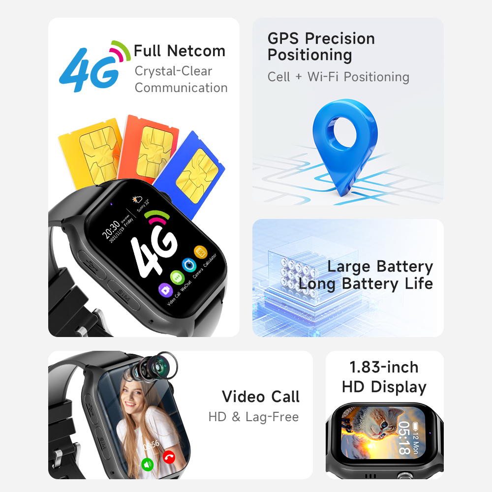 スマートウォッチ 4G キッズ GPS AGPS LBS S - Smartwatch Watches Gift For Boys With Gps のレビューと価格