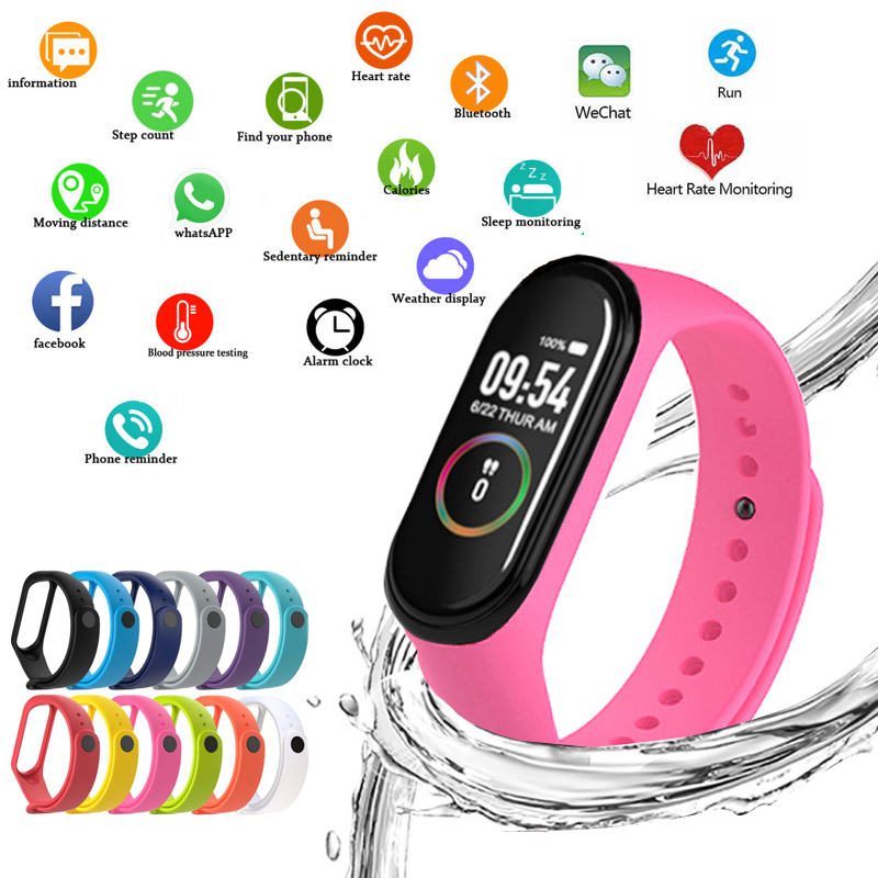 女性用m4スマートウォッチ,ledディスプレイ付きスポーツリ - Smartwatch Branded Watches For Women のレビューと価格