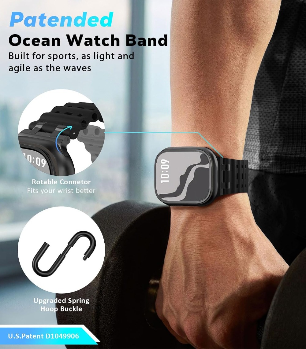 アップグレードされたオーシャンウォッチバンド Apple W - Apple Watch Band のレビューと価格