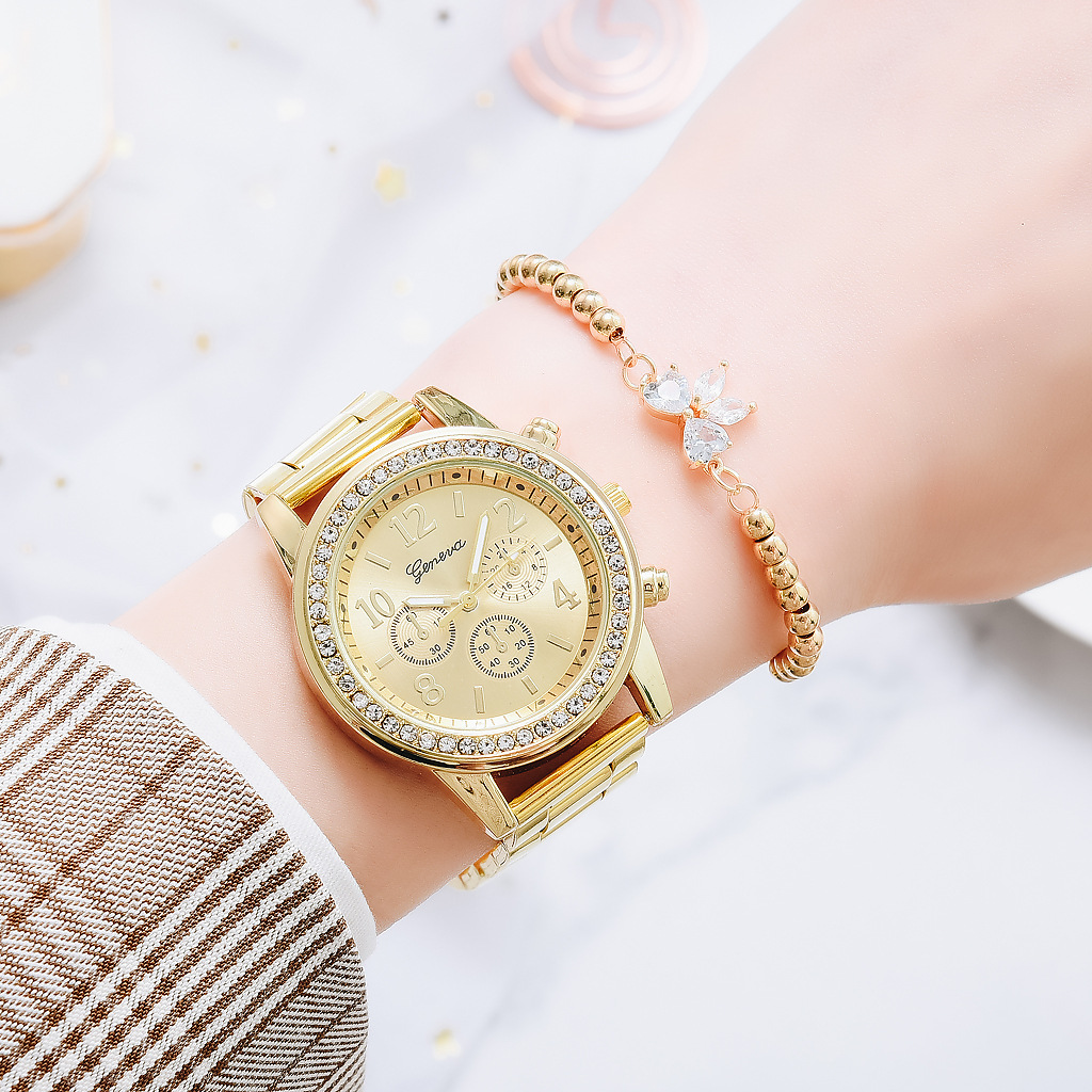 女性のgenevaクラシックステンレススチールウォッチ、ライ - Minimalist Thin Watch のレビューと価格
