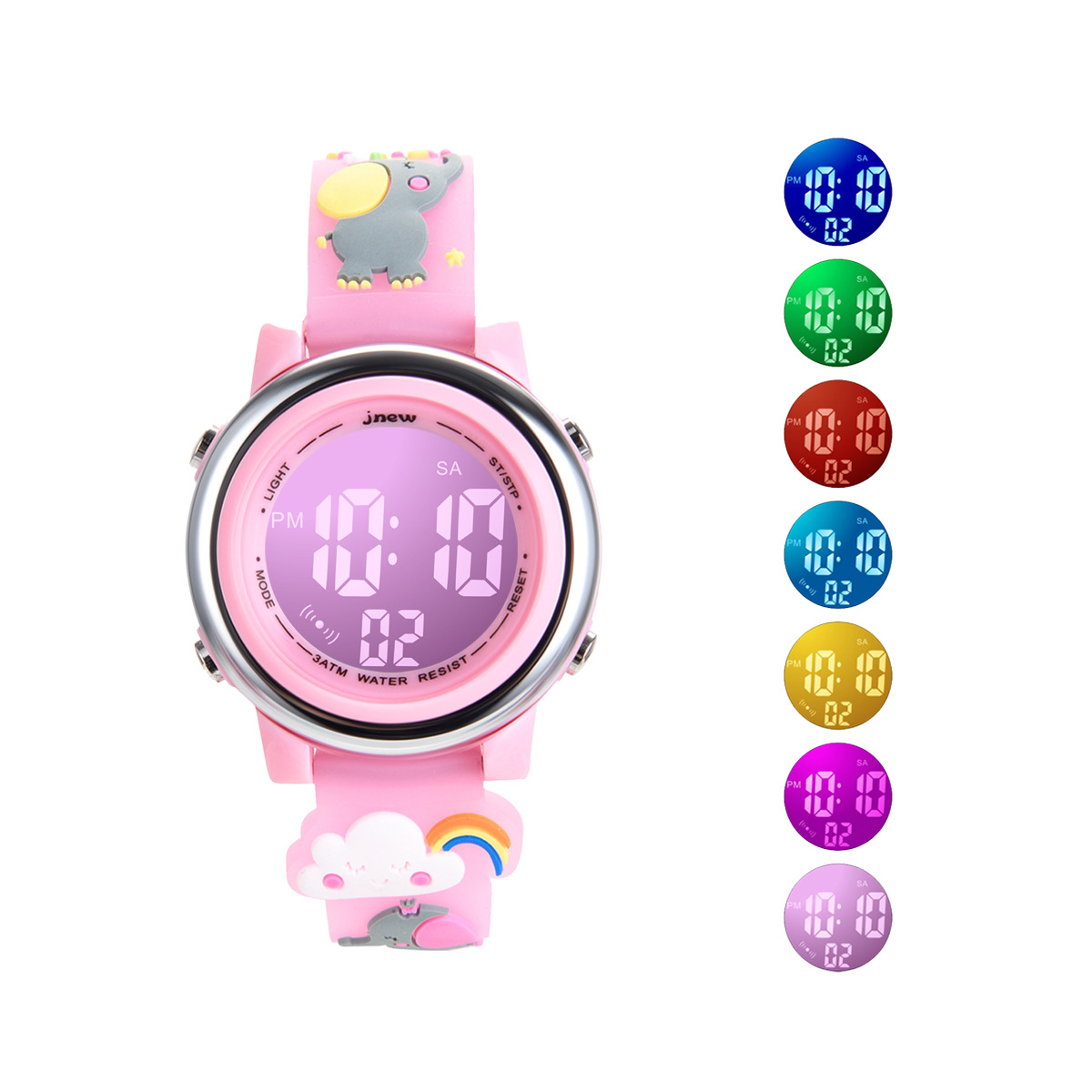 UTHAI H120 子供の漫画スポーツウォッチ目覚まし時計 - Smartwatch Digital Watches For Kid Boy のレビューと価格
