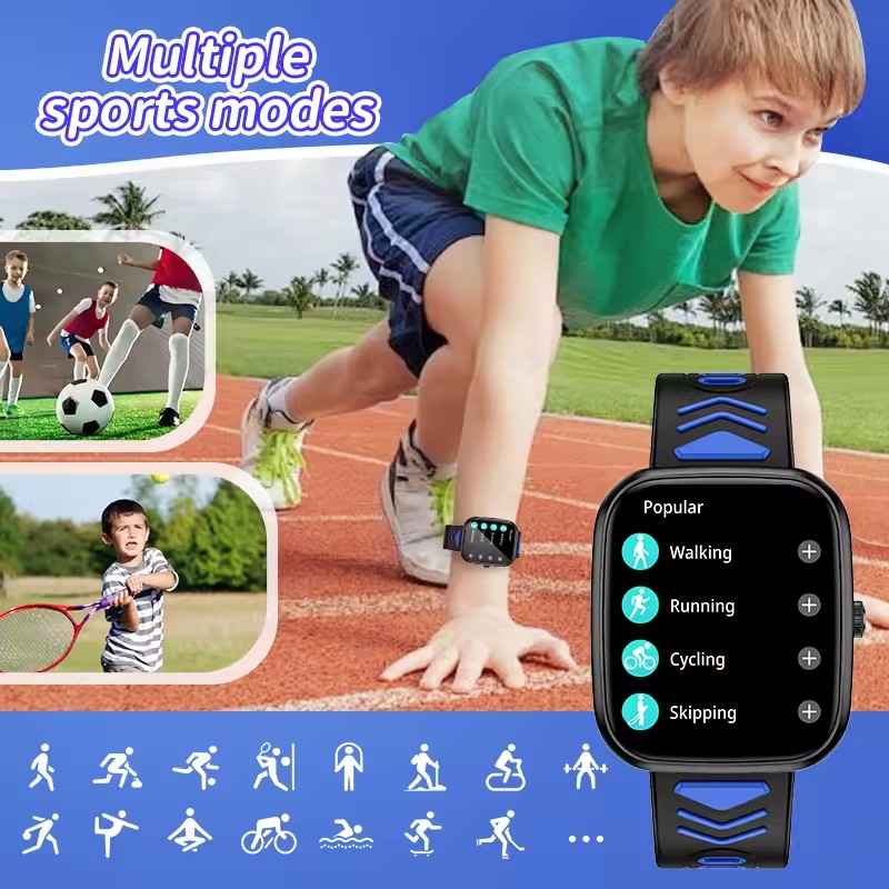 子供男の子女の子プレゼントスマートウォッチフィットネストラッ - Smartwatch Watches For Kid Girl のレビューと価格