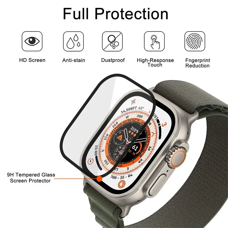 フル曲面スクリーンプロテクター Apple Watch Ul - Apple Watch Band のレビューと価格