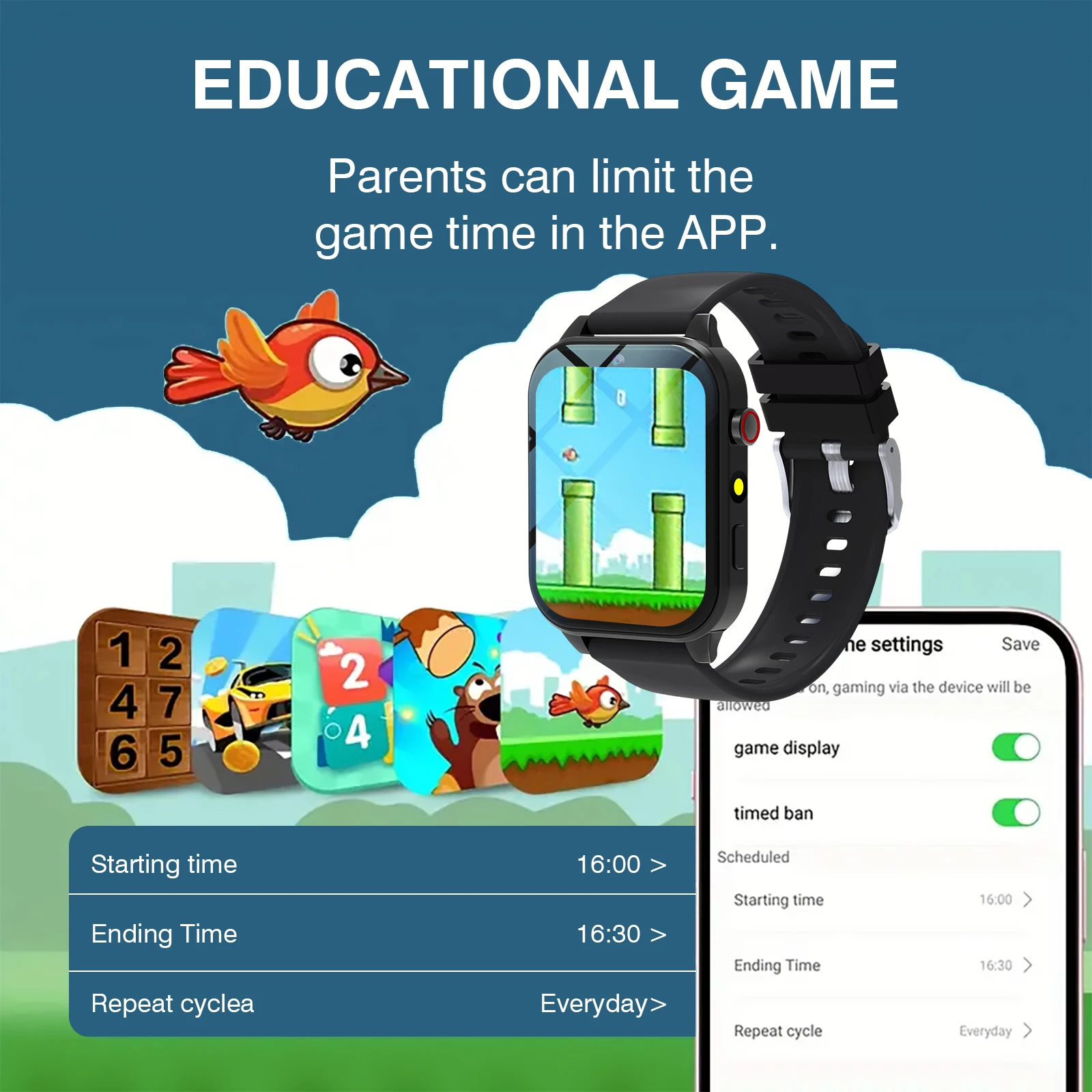 キッズスマートウォッチ 18 ゲーム カメラ 防水 懐中電灯 - Smartwatch Watches For Kids のレビューと価格