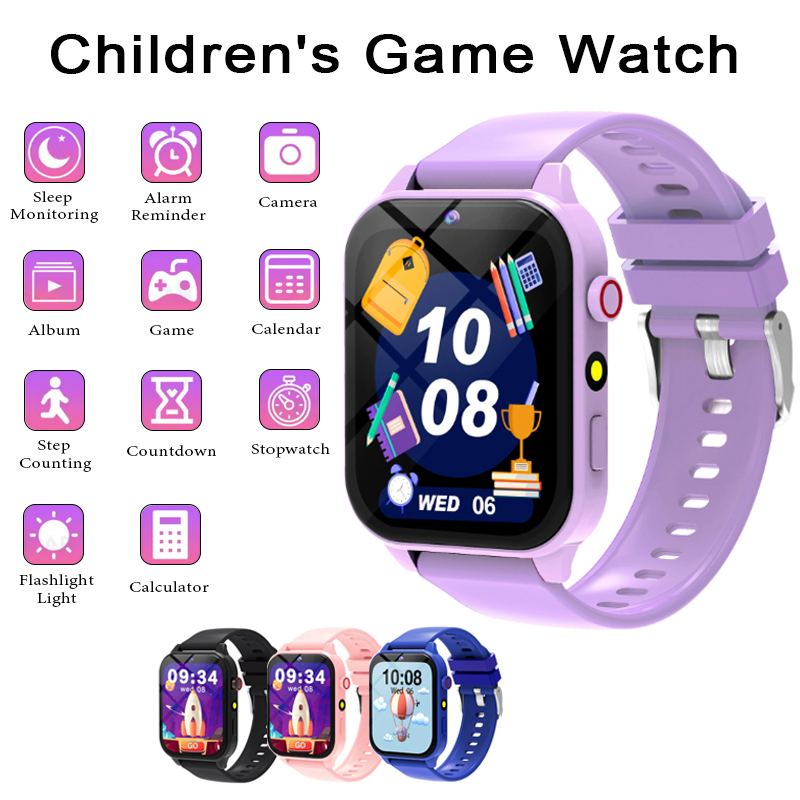 スマートウォッチ子供用ゲームウォッチ 1.83 インチ表示画 - Smartwatch Watches For Kids のレビューと価格