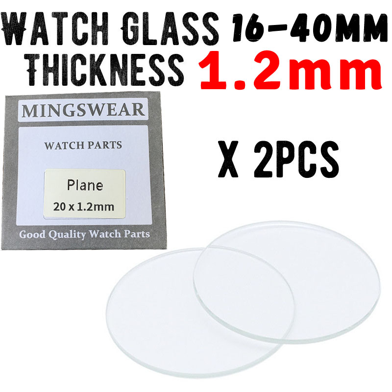 ガラスレンズ付きの交換用時計,2つの厚さ1.2mm,厚さ16 - Watch Crystal Replacement のレビューと価格