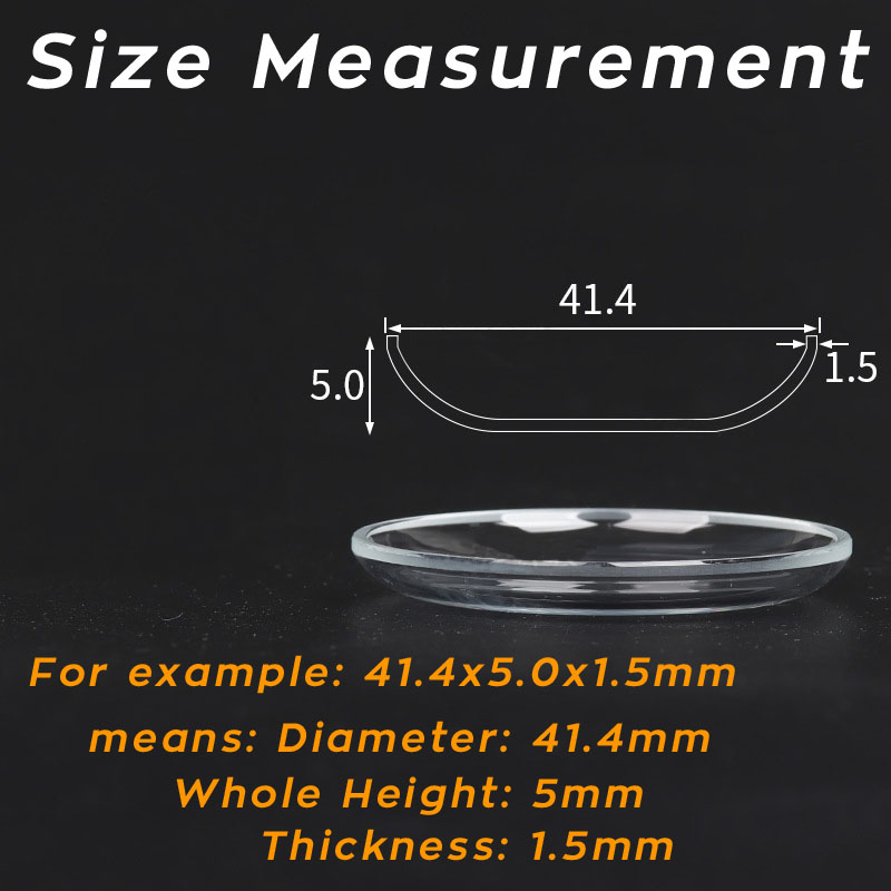 蓋型高ドーム型ミネラルウォッチクリスタルガラス 35mm-4 - Watch Crystal Replacement のレビューと価格