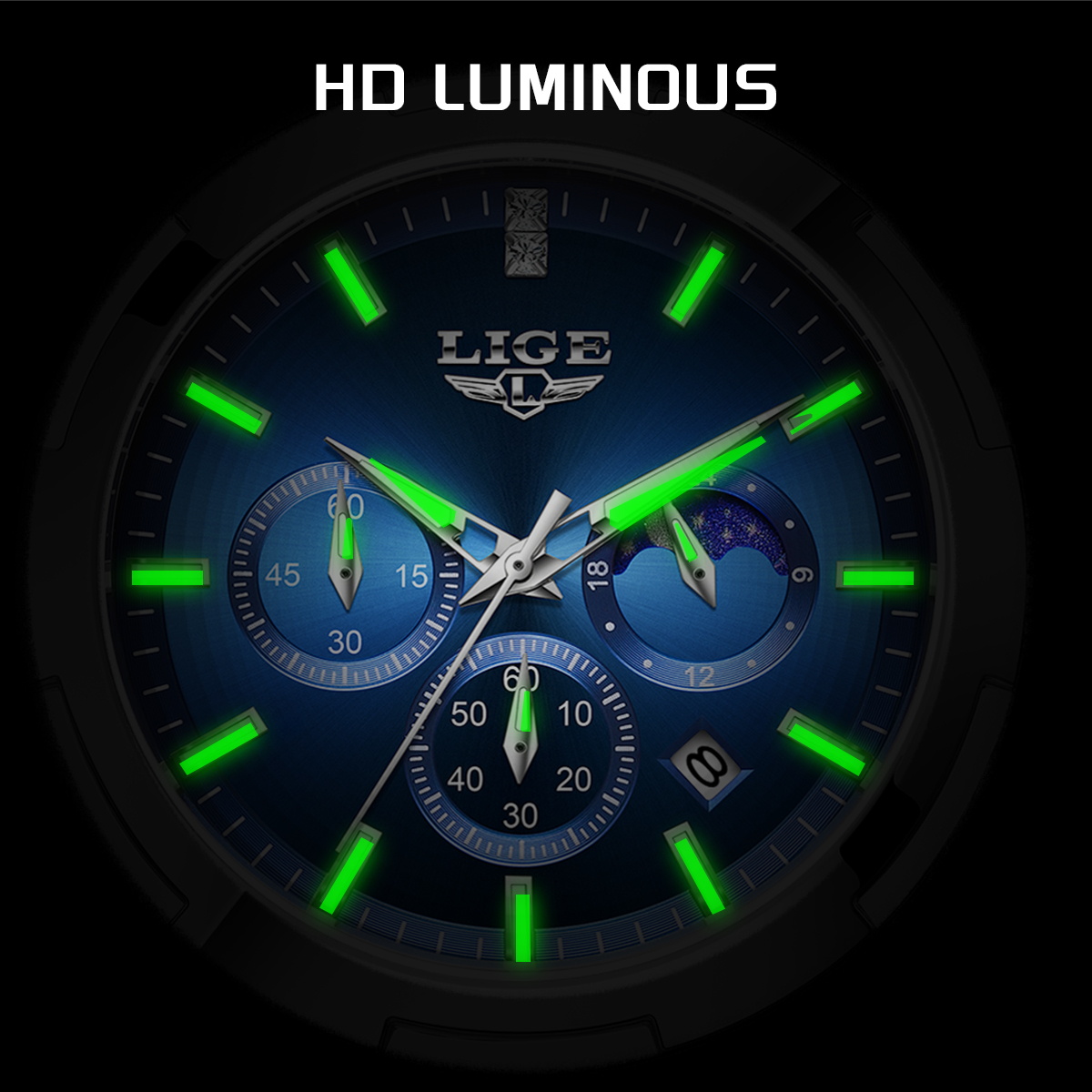 LIGE トップブランドの高級腕時計女性シンプルなレディース - Smartwatch Branded Watches For Women のレビューと価格