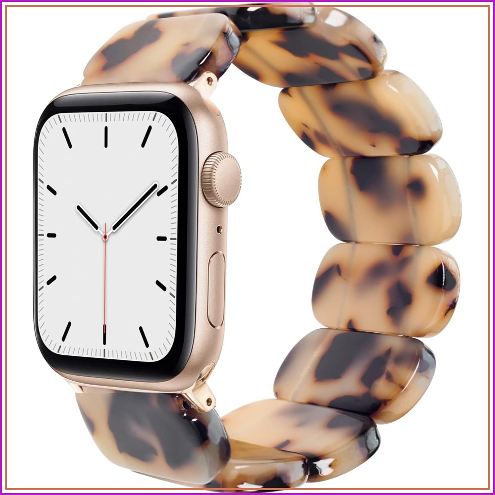 Heesch Tortoise 伸縮性のある時計バンド Ap - Apple Watch Band のレビューと価格