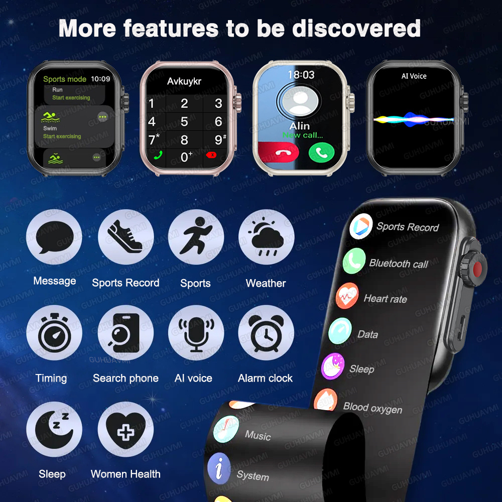 2025 腕時計ウルトラ 2 SE 男性女性 1000mAh - Smartwatch Branded Watches For Women のレビューと価格