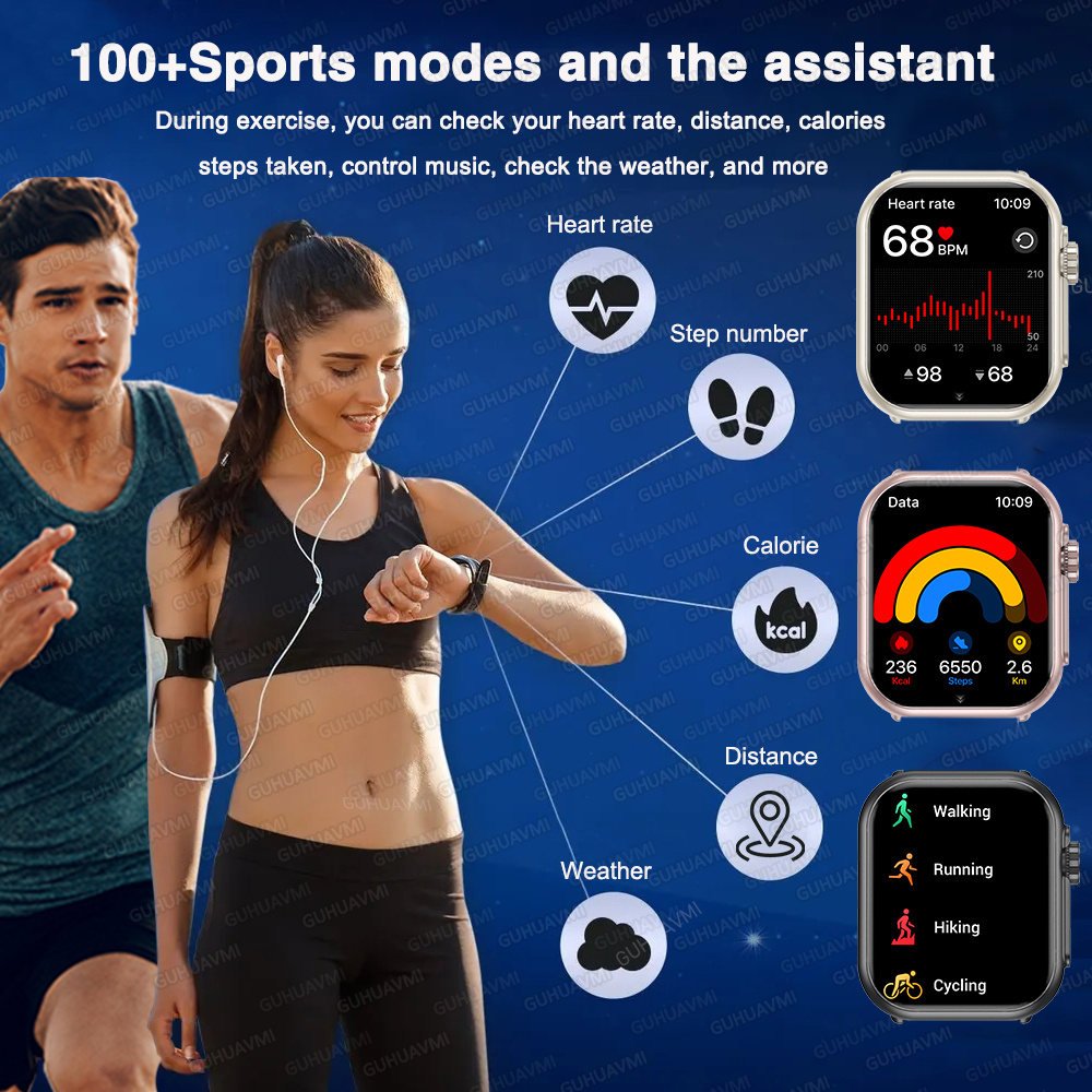 2025 腕時計ウルトラ 2 SE 男性女性 1000mAh - Smartwatch Branded Watches For Women のレビューと価格