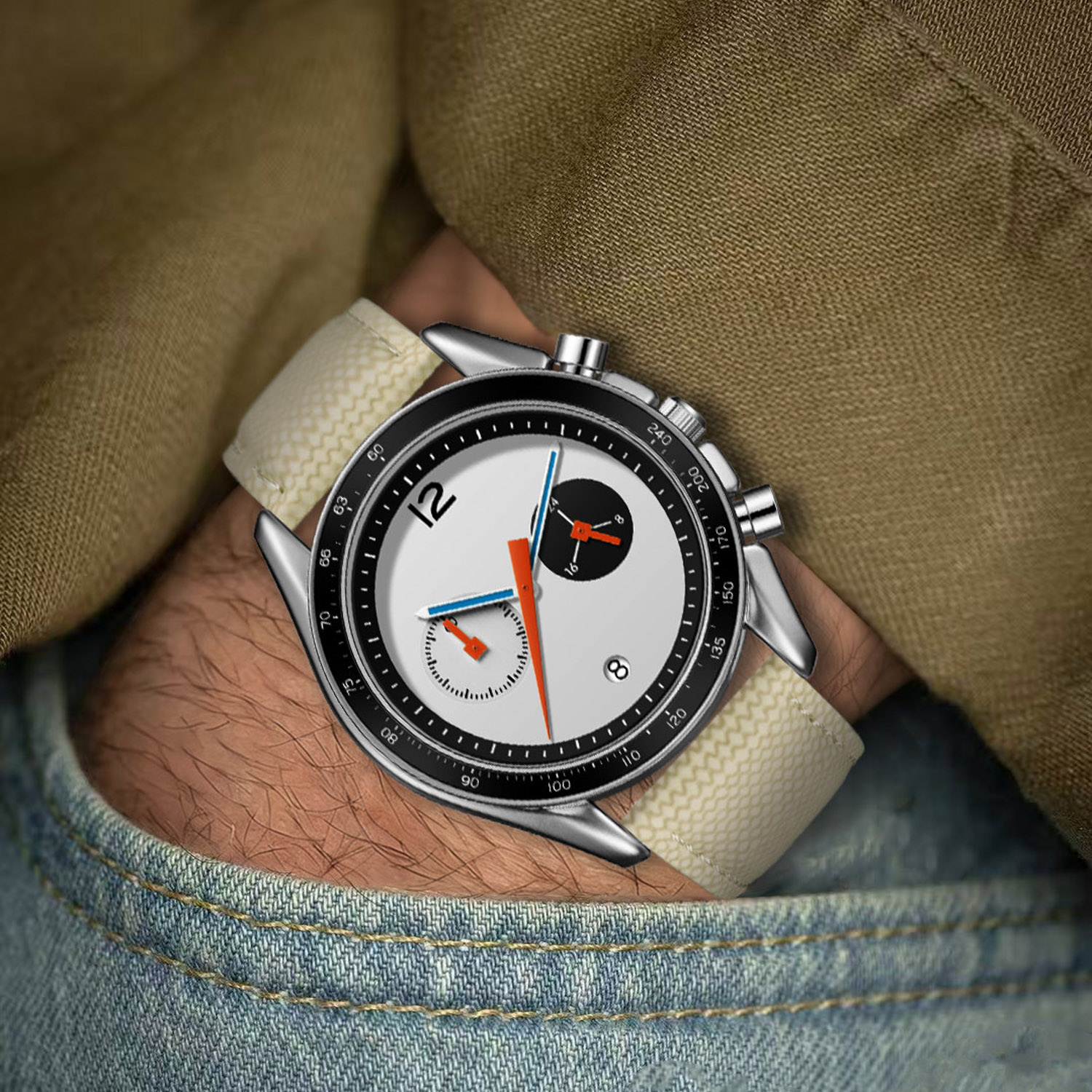 CILOA ヴィンテージレーシングクロノグラフメンズウォッチ - Smartwatch Watches Gift For Men のレビューと価格