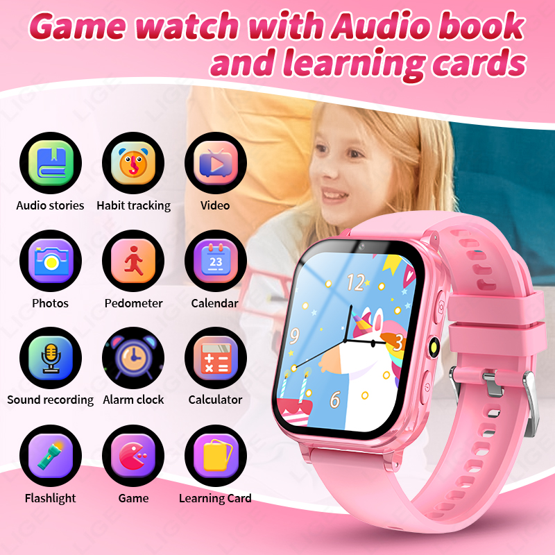 LIGE 子供用スマートウォッチガールボーイスマートウォッチ - Smartwatch Watches For Kid Girl のレビューと価格