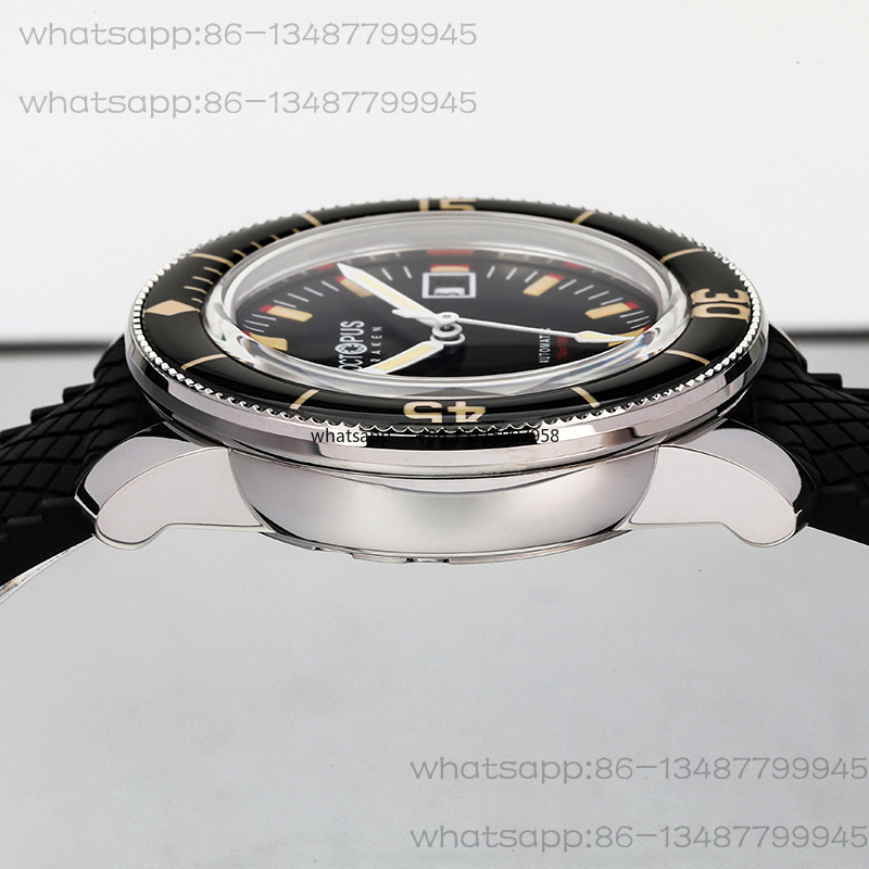 自動巻き機械式時計 サファイアバブルミラー 防水 バラクーダ - Waterproof Diving Watch のレビューと価格