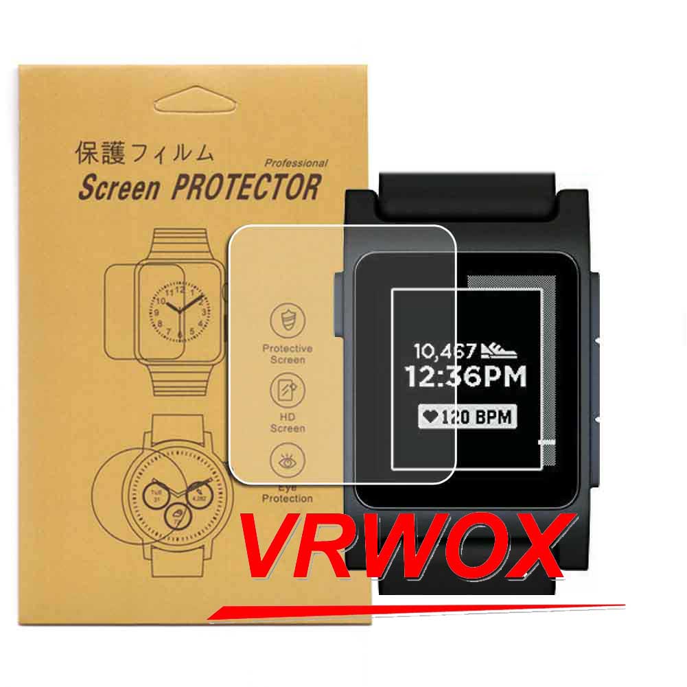 3個のスクリーンプロテクターのための鋼小石2腕時計クリアtp - Smartwatch Pebble Watches のレビューと価格
