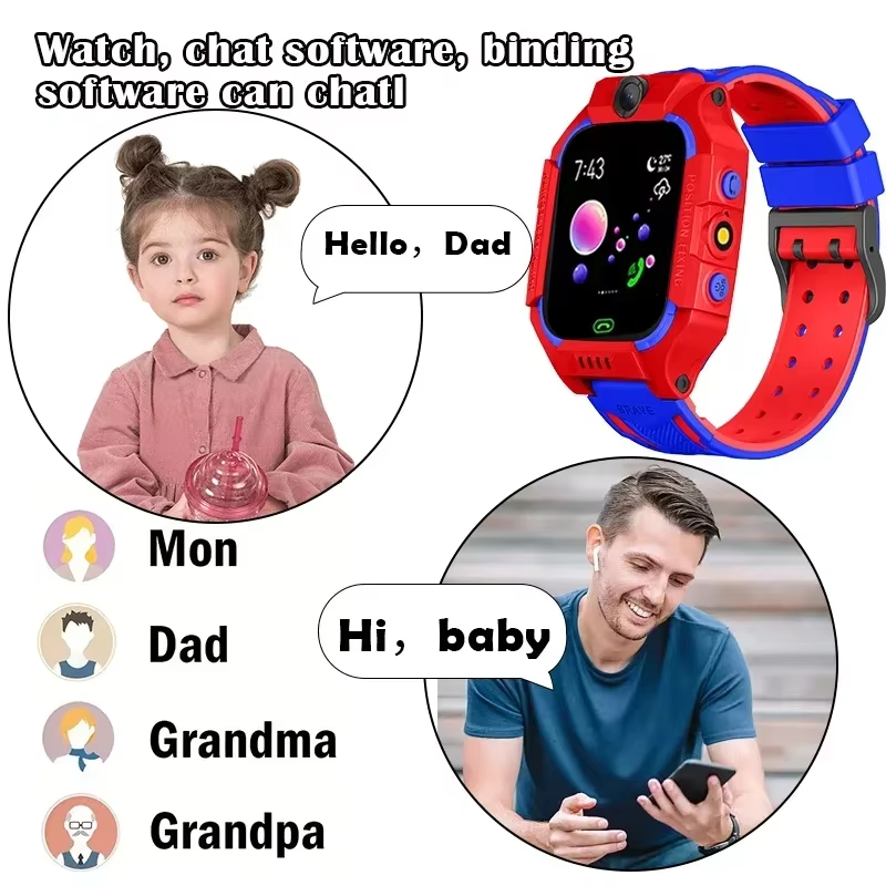 Lenov 5G子供用カメラスマートウォッチ GPS位置情報 - Smartwatch Watches Gift For Boys With Gps のレビューと価格