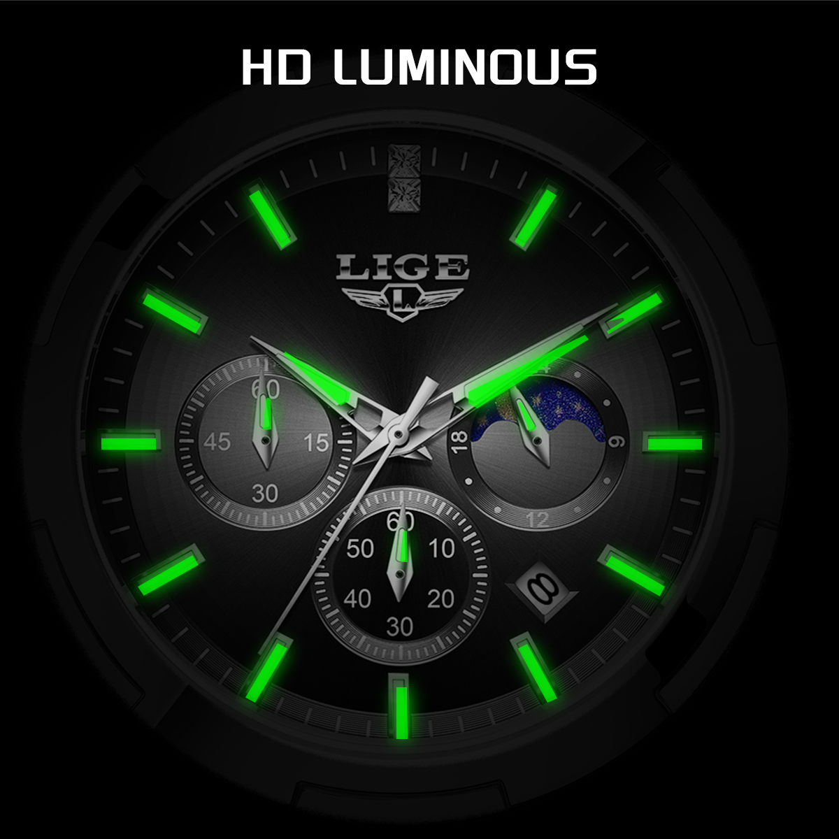 LIGE トップブランドの高級腕時計女性シンプルなレディース - Smartwatch Branded Watches For Women のレビューと価格